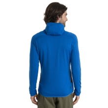 Icebreaker Hybrid Hooded Jacket Merinomix Quantum Hybrid Zip-Hoodie - Blue Men