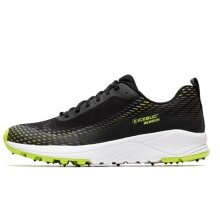 Icebug Winter Trail Running Shoes NewRun BUGrip - with 17 dynamic carbide spikes - black/lime Women