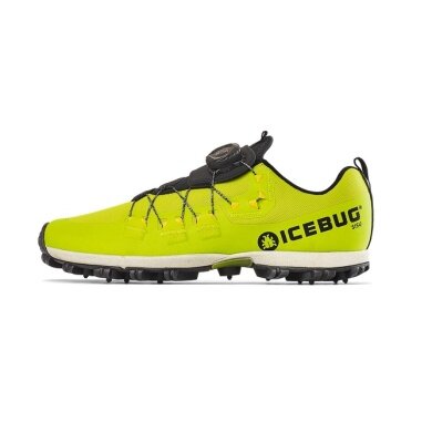 Icebug Trail Running Shoes Sisu OLX (BOA lacing system, with spikes) yellow Men