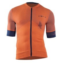 Iron-IC Bike T-shirt Hero Full Zip Short Sleeve orange Men