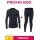 Iron-IC Functional Underwear Set (Trousers + Long-sleeved Shirt) Thermic Black Children