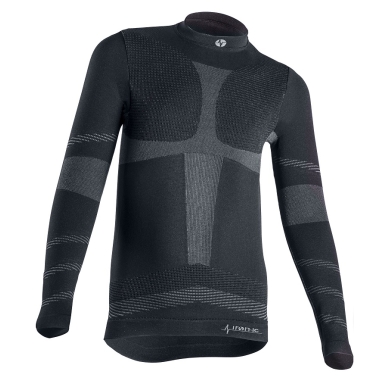 Iron-IC Functional Underwear Long Sleeve Performance (breathable) black/gray Kids