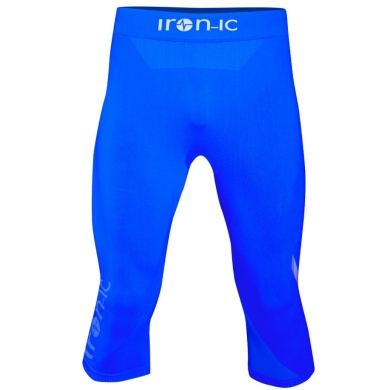 Iron-IC Functional Underwear 3/4 Pants Performance Royal Blue Men