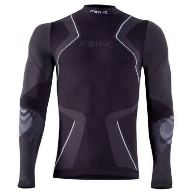 Iron-IC Functional Underwear Long Sleeve Performance (breathable) black/gray Men