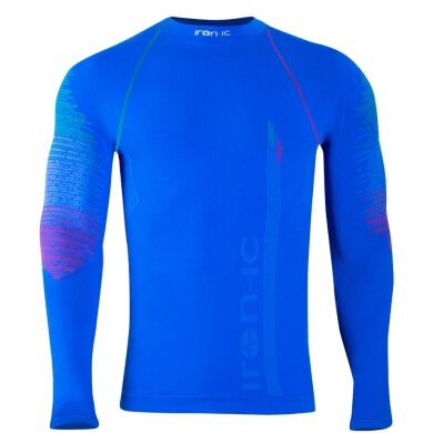 Iron-IC Functional Underwear Long Sleeve Performance Royal Blue Men