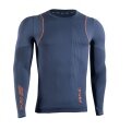 Iron-IC Long Sleeve Performance Melange Blue Men