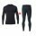 Iron-IC Functional Underwear Set (Trousers + Long-sleeved Shirt) Thermic Black Men