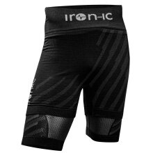 Iron-IC Running Shorts 2in1 Performance short black/grey Men