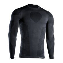 Iron-IC Functional Underwear Long Sleeve Shirt iSoft (seamless) black Men