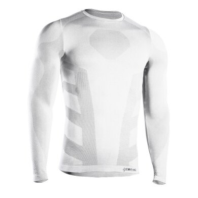 Iron-IC Functional Underwear Long Sleeve Shirt I-Soft (seamless) white Men