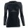 Iron-IC Functional Underwear Long Sleeve Shirt (Merino Wool) Performance Black/Grey Women