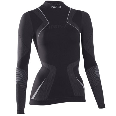 Iron-IC Functional Underwear Long Sleeve Shirt (breathable) Performance black Women