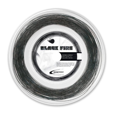 IsoSpeed Tennis String Black Fire (Durability + Control) black 200m reel