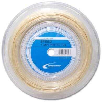 IsoSpeed Tennis String Professional New (Arm Protection+Touch) natural 200m roll