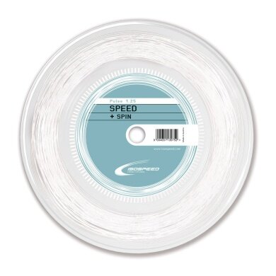 IsoSpeed Tennis String Pulse New (Durability+Power) white 200m roll