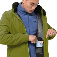 Jack Wolfskin All-Season Jacket Evandale (Hardshell, Hood, Rain- Weather Protection) cypress green Men