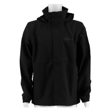 Jack Wolfskin Stormy Point 2-Layer Rain Jacket (Weatherproof Jacket, Waterproof/Windproof, Breathable) Black Men