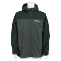 Jack Wolfskin Winter Jacket Taubenberg 3in1 2024 (waterproof and windproof, fleece inner jacket) dark green men's