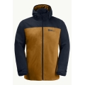 Jack Wolfskin Winter Jacket Taubenberg 3in1 2024 (waterproof and windproof, fleece inner jacket) thistle yellow men's