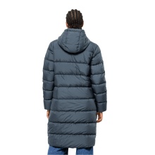 Jack Wolfskin Winter Down Coat Frozen Palace Coat (windproof, water-repellent, PFC-free) blue Women (Size XXL)