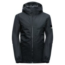 Jack Wolfskin Winter Jacket Spirit 2L (waterproof, windproof, breathable, robust) black Youth