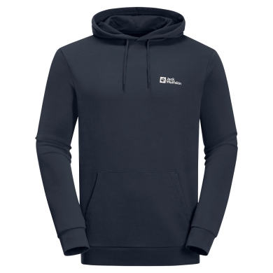 Jack Wolfskin Hoodie Essential (Organic Cotton) navy blue Men