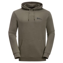 Jack Wolfskin Hoodie Essential (Organic Cotton) Olive Green Men