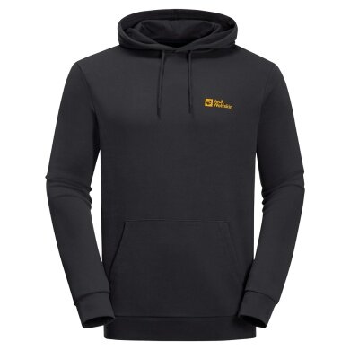 Jack Wolfskin Hoodie Essential (Organic Cotton) black Men