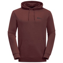 Jack Wolfskin Hoodie Essential (Organic Cotton) 2022 Red Men