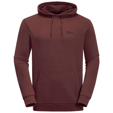 Jack Wolfskin Hoodie Essential (Organic Cotton) 2022 Red Men