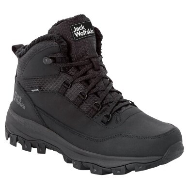 Jack Wolfskin Winter Shoes Everquest Mid Texapore (warm, waterproof, PFC-Free) black Men