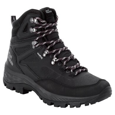 Jack Wolfskin Trekking Hiking Shoes Rebellion Guide Texapore Mid (100% PFC-free, waterproof) black Men