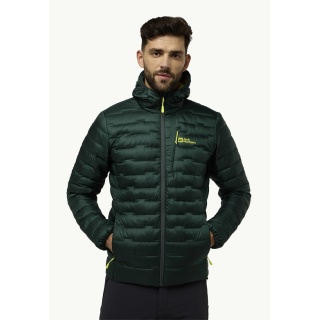 Jack Wolfskin Winter Down Jacket Passamani 2024 (very warm, windproof, lightweight) dark olive green men's