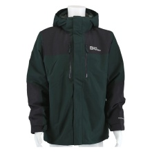 Jack Wolfskin Winter Jacket Jasper 3in1 2024 (waterproof, windproof, breathable, warm) olive green/black men's