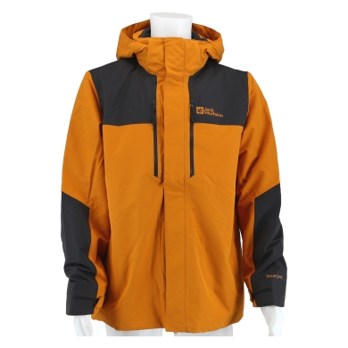 Jack Wolfskin Winter Jacket Jasper 3in1 2024 (waterproof, windproof, breathable, warm) thistle yellow men's