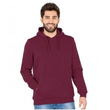 JAKO Leisure Hoodie Hoodie Organic (Organic Cotton) Bordeaux Red Men