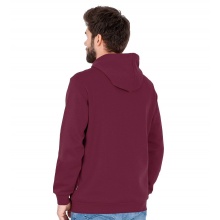 JAKO Leisure Hoodie Hoodie Organic (Organic Cotton) Bordeaux Red Men