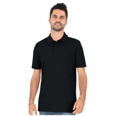 JAKO Sport Polo Organic Stretch (Organic Cotton) black Men