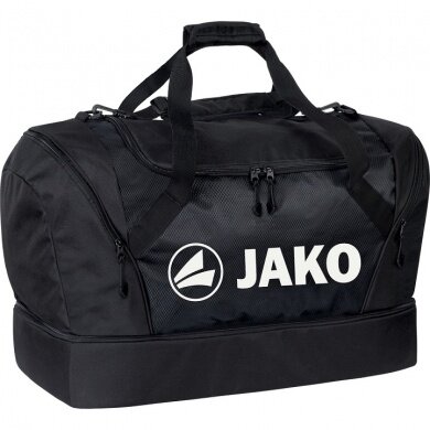 JAKO Sports Bag Jako with Bottom Compartment (Size M - 35 Litres) Black - 50x34x28cm