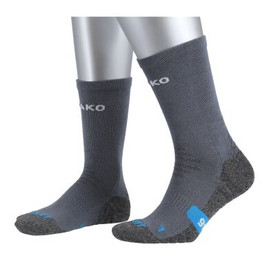 JAKO Training Socks (padded footbed) grey - 1 pair