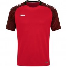 JAKO Sport T-shirt Performance (modern, breathable, quick-drying) red/black Kids