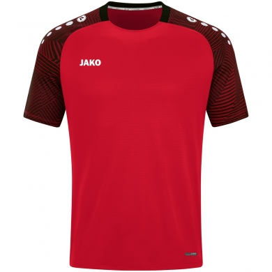 JAKO Sport T-shirt Performance (modern, breathable, quick-drying) red/black Kids