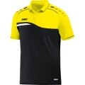 JAKO Sport-Polo Competition 2.0 (100% Polyester) black/neon yellow Men