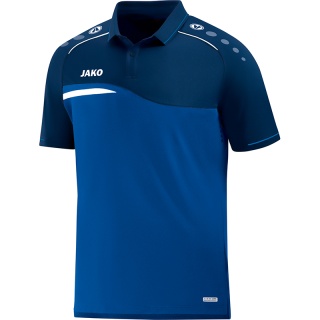 JAKO Sport Polo Competition 2.0 (100% Polyester) royal blue/navy Men