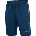 JAKO Sports Shorts Active Short Navy Blue/Flame Red Men