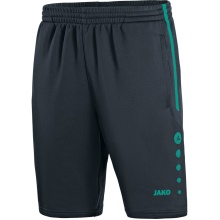 JAKO Sports Shorts Active short anthracite/turquoise Men