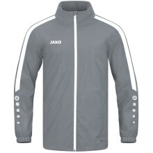 JAKO All-Weather Jacket Power (100% Polyester, wind and water repellent material) dark grey Kids