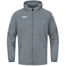 JAKO All-Weather Jacket Team 2.0 (100% Polyester, water-repellent outer material) dark grey Children