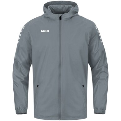 JAKO All-Weather Jacket Team 2.0 (100% Polyester, water-repellent outer material) dark grey Children