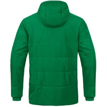 JAKO Coach Jacket Team with Hood (100% Polyester, water-repellent outer material) green Men